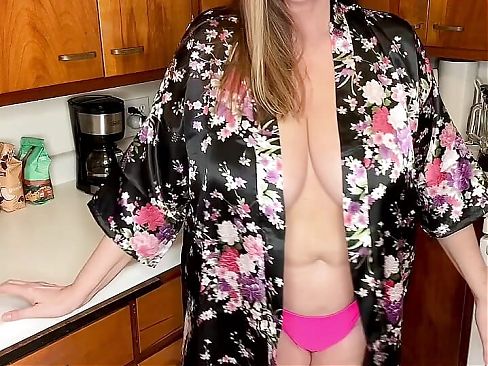 Good Morning Darling. Elaina St James Hot Mature MILF greets you in the kitchen